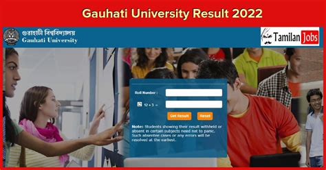 Gauhati University Result 2022: GU Results .